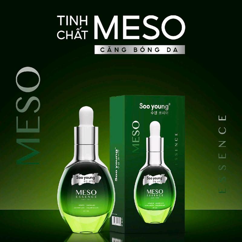 Combo Tinh Chất Meso 35ml + Kem Face Ngày & Đêm Lục Tảo Size 10g Sooyoung Làm Đẹp Da Skincare Serum 6