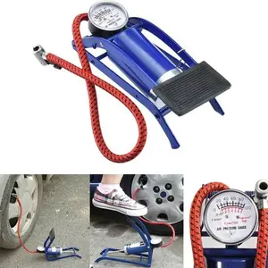 pompa kaki / foot pump Pompa Angin Injak Kaki Manual Mini Motor Mobil Sepeda Pompa Angin Bola Balon