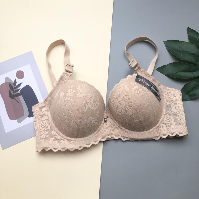 Áo Lót Nữ Ren Thái Bigsize Quả Lớn, Bra Có Gọng Mút Mỏng Nâng Ng.uc YiOn Underwear Big8 T2417