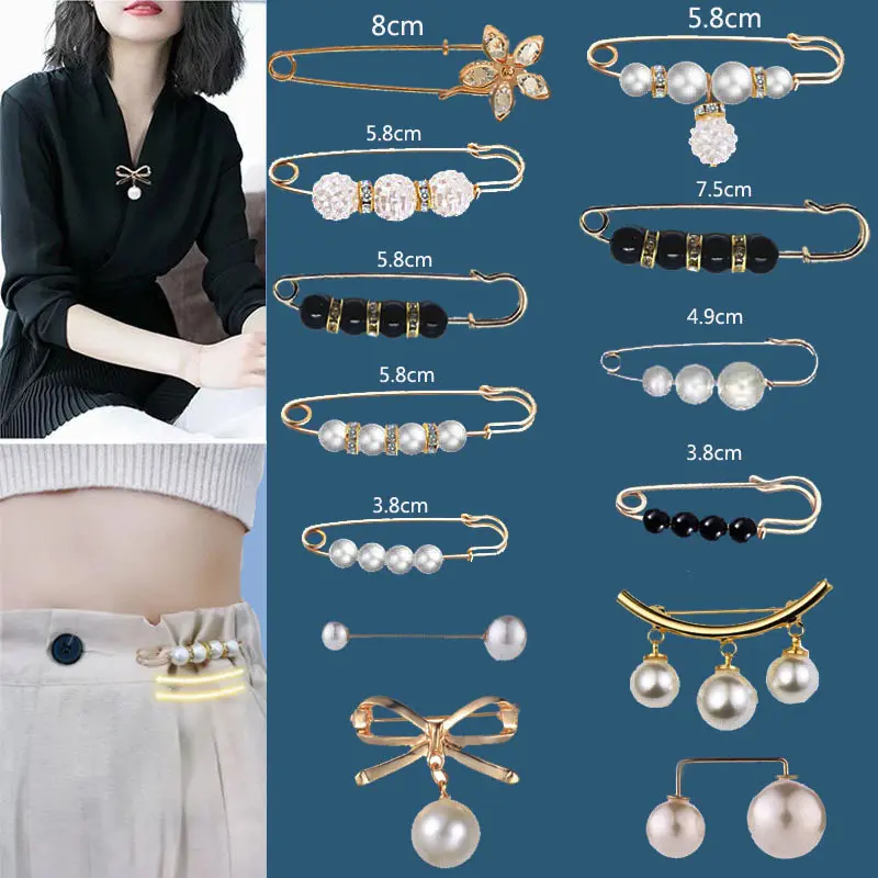 Ghim cài áo, cài quần cạp cao xinh xắn, dễ thương phong cách Hàn Quốc Women Nhung