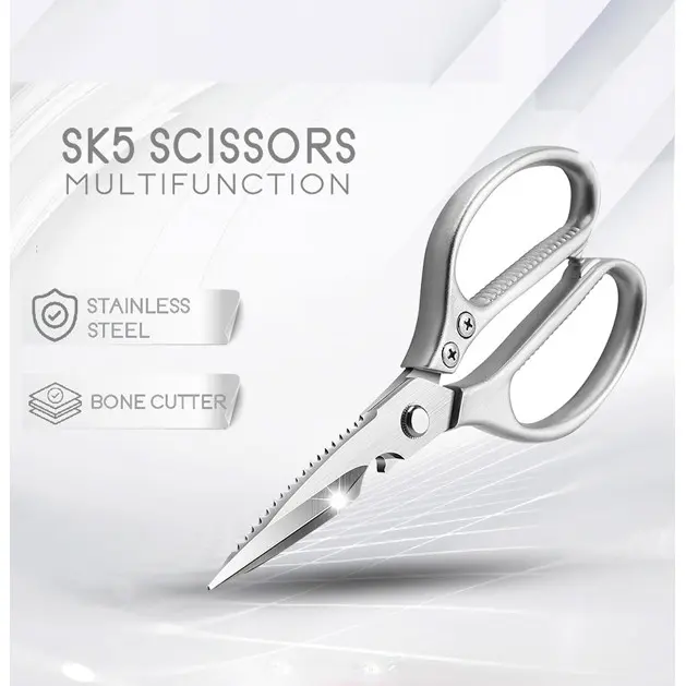 SK5 Scissors Multifunction Stainless Steel Bone Cutter Bottle Snapper Gunting Kitchen
