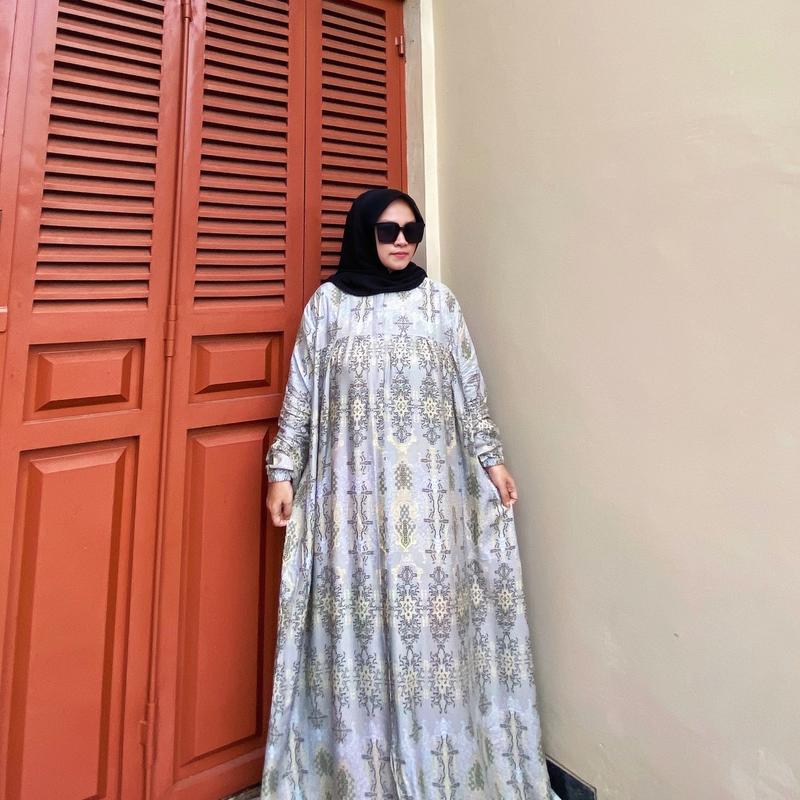 Gamis Wanita Muslimah Sahira Jumbo Rayon Viscose Premium 3
