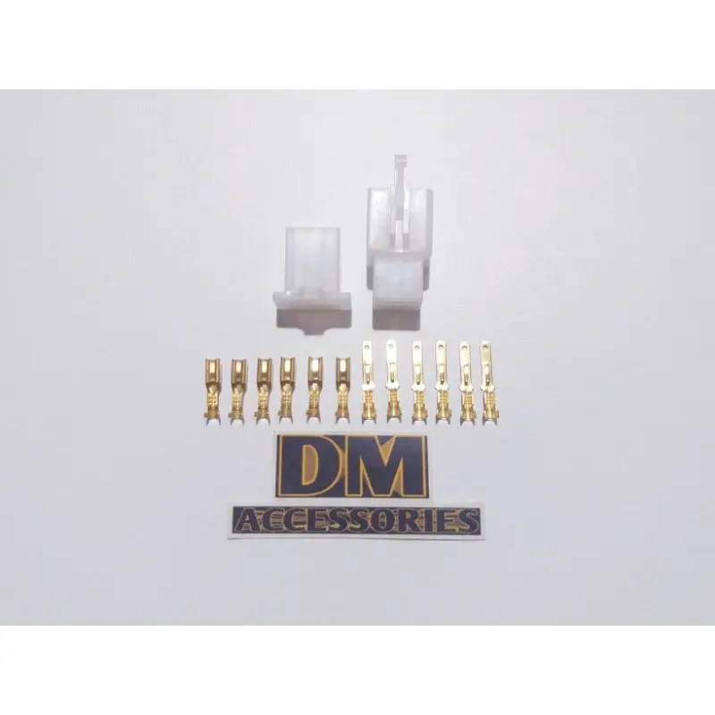 SEPASANG SOKET & SKUN 2 PIN / 3 PIN / 4 PIN / 6 PIN 5