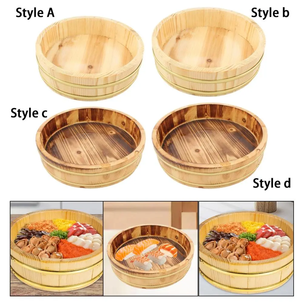 Sushi Bucket Sushi Mixing Bowl Tabletop Display Holder Dessert Tray Rice Mixing Tub