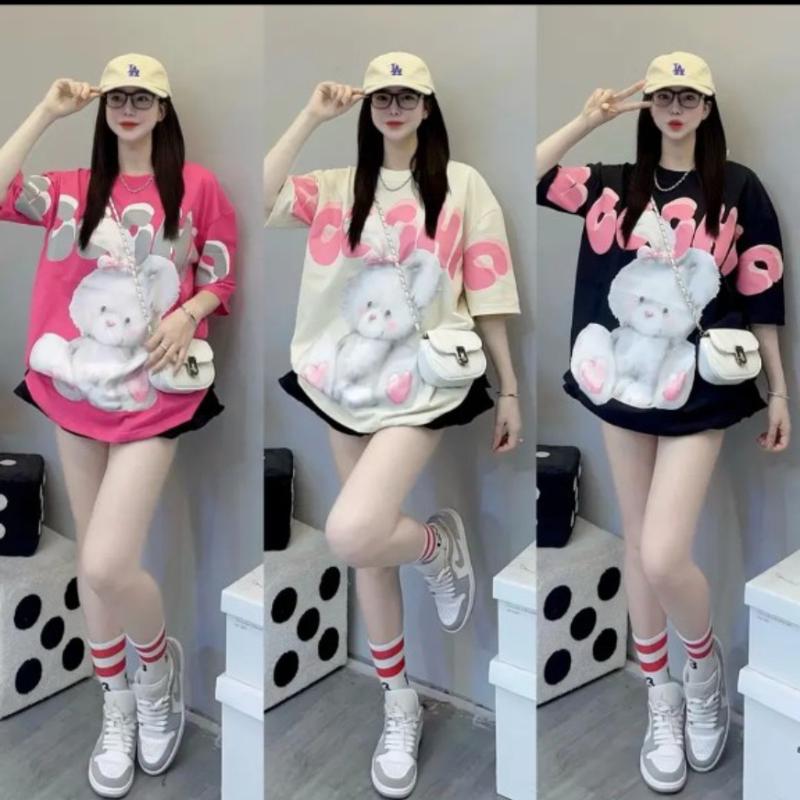 [CÓ size 20 kg _135 kg ] [ 3158_ COTTON ] Áo phông nữ,  áo thun bigsize 100kg 95kg 90kg 80kg 85kg AP