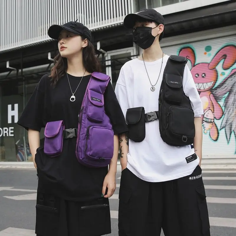 Tooling Tactical Function Multi-Pocket Vest Bag Chest Bag Sports Bag
