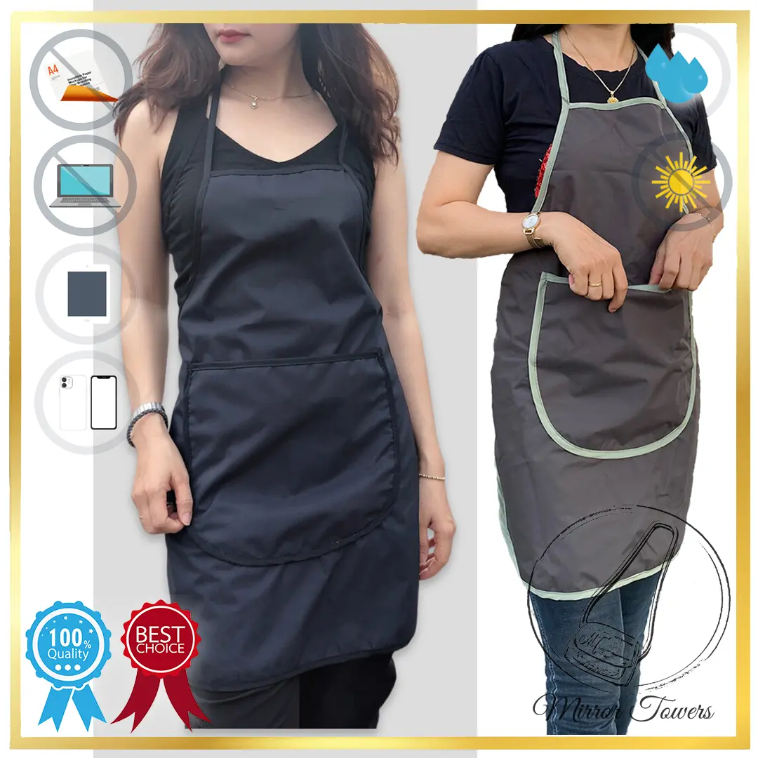 Tạp dề nấu bếp giá rẻ nhất, chất liệu vải dù ko thấm nước, vải bố thấm nước