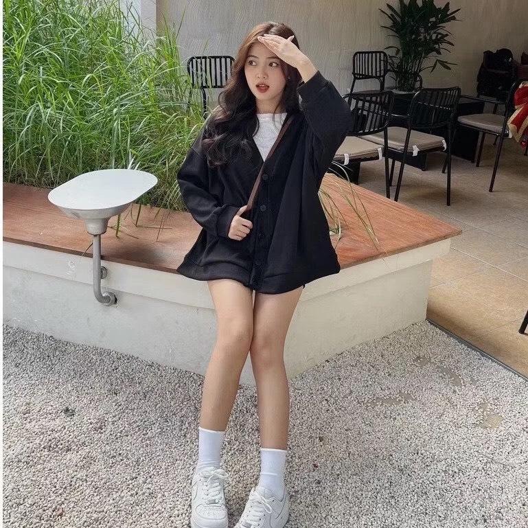 Áo Cardigan Local Brand Áo Khoác Nỉ Bông Cotton Nam Nữ Mặc Cực Trend Menswear Jacket 6