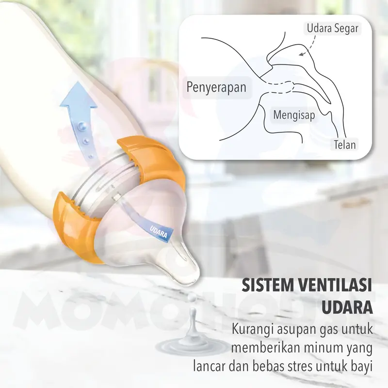 MOMO HOUSE PPSU Botol Susu Bayi Botol Bayi Wide Neck Bottle Botol Susu Baby Botol Bayi Ppsu Accessories Minum 7