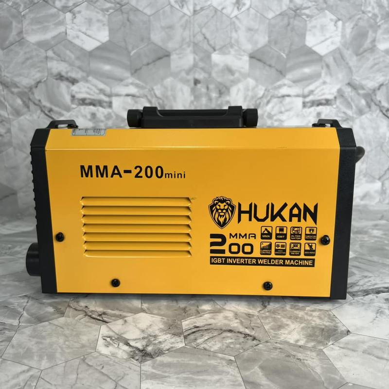  Máy hàn que điện tử Hukan MMA-200Mini - Máy hàn gia đình mini xách tay chính hãng giá rẻ hàn que từ 1.6 ly đến 3.2 ly 
