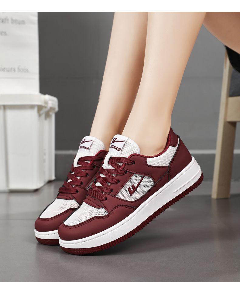 Product Introduction of Warrior Flagship Store 2024 Authentic Couple Summer Style National Trend Hollow Breathable Trendy Casual Sports Versatile Sneakers 24