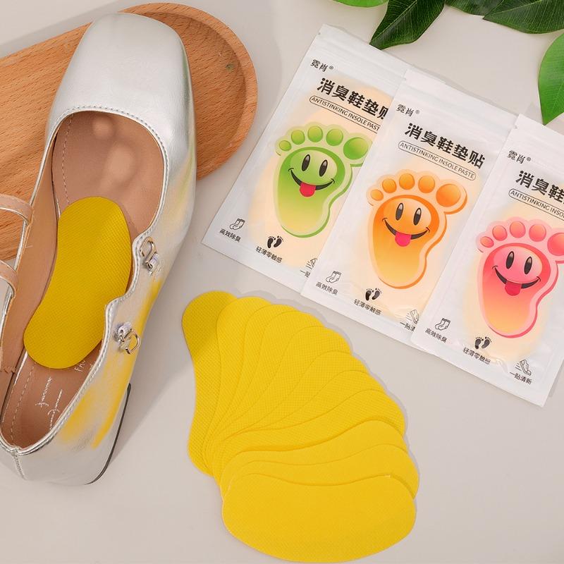 Product Introduction of 12/24/48Pcs Shoes Deodorant Sweat-Absorbing Sticker Deodorant Foot Odor Deodorant Sneaker Smell Fresh Insole Sterilization Sticker 26