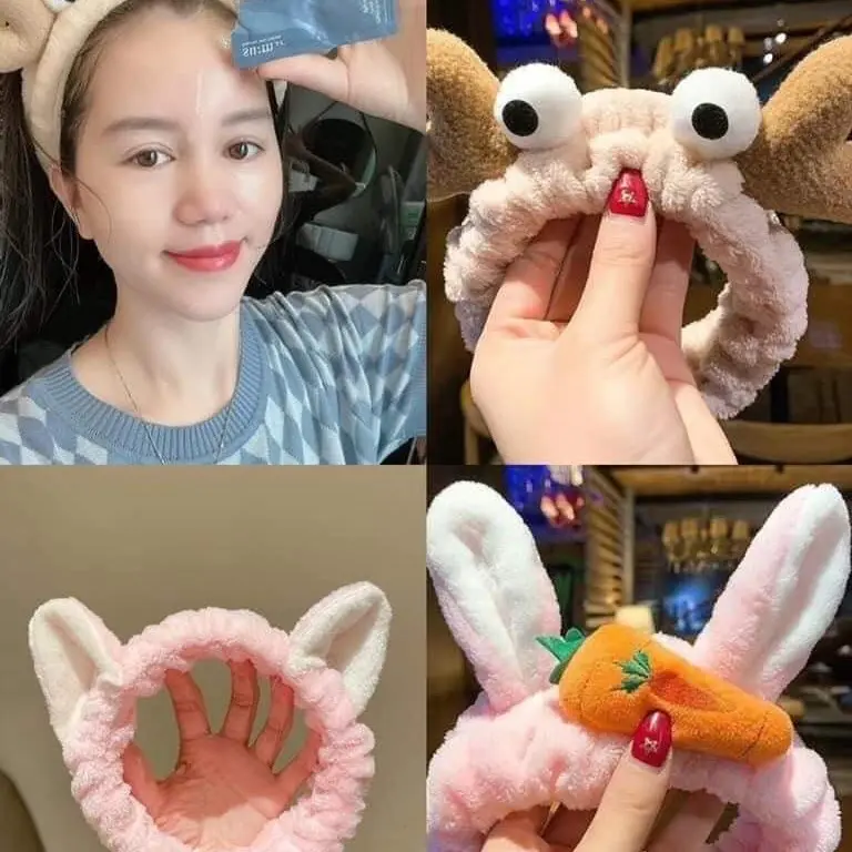 Băng đô rửa mặt Hàng ngày hình con vật