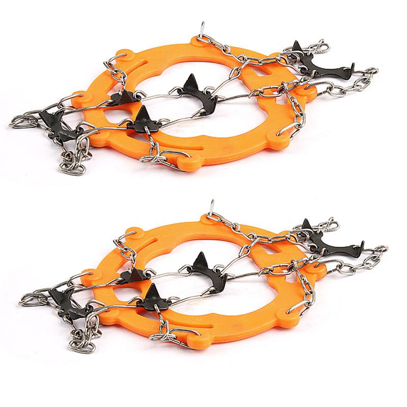 Product Introduction of Dụng Cụ Kẹp Đá Bằng Thép Không Gỉ, Mùa Đông Ngoài Trời, 8 Răng, Đinh Tán Cho Giày, Chống Trượt, Thích Hợp Để Leo Núi, Đi Bộ Đường Dài Và Tuyết, Đinh Tán, Crampons, Tay Cầm Cleats, Bọc Giày, Crampons, PURONG 32