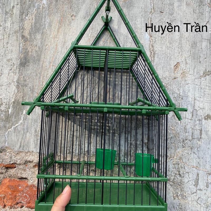 Lồng lụp tự động chim Vành Khuyên Hút Mật Ốc Mít phom Mái nhà chất liệu nhựa ABS siêu nhạy 