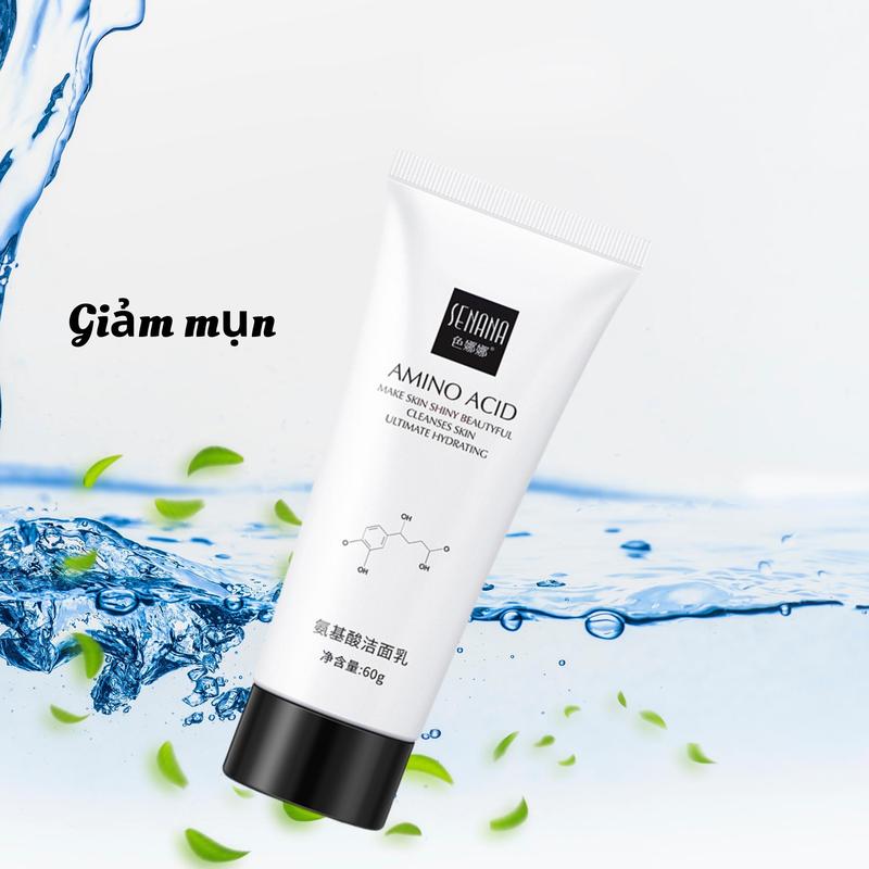 Product Introduction of Combo Sữa Rửa Mặt Amino Acid SENANA 60g Giúp Làm Sạch Sâu Bụi Bẩn Giảm Bã Nhờn Hỗ Trợ Thu Nhỏ Lỗ Chân Lông Cho Bạn Làn Da Mịn Màng 4