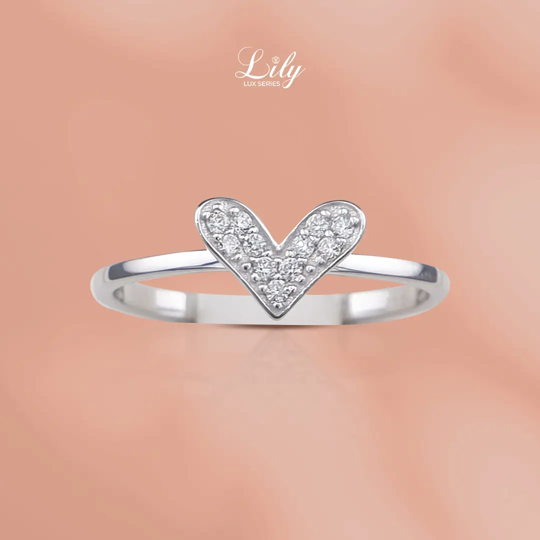 Lucy Cincin Wanita Silver Moissanite S925 Lily 0950/7508/7515/7522/7539