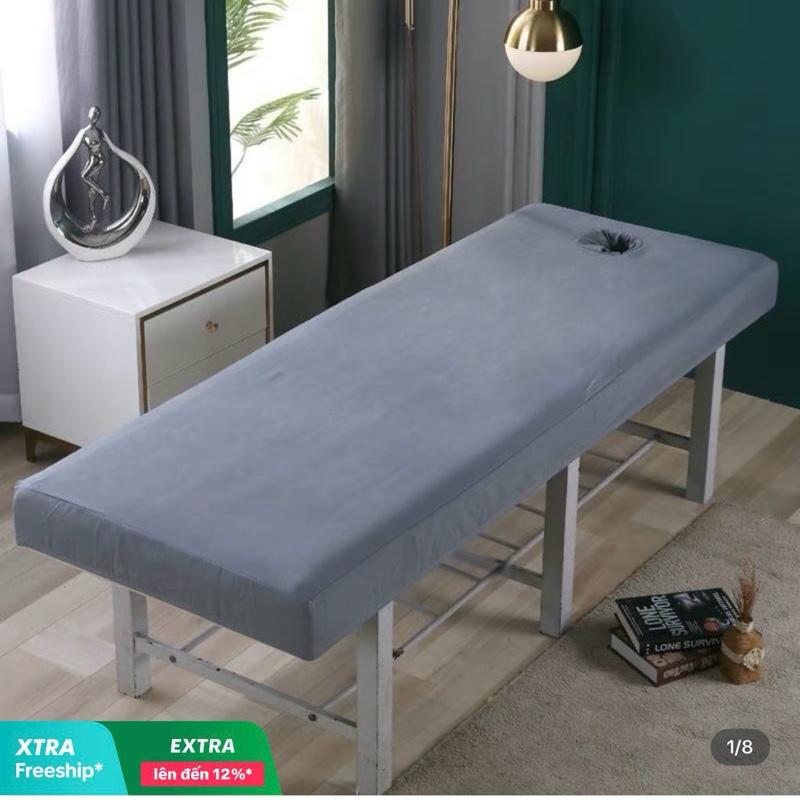 Bọc nệm thun trải giường gội và trải giường spa - 19 màu sắc