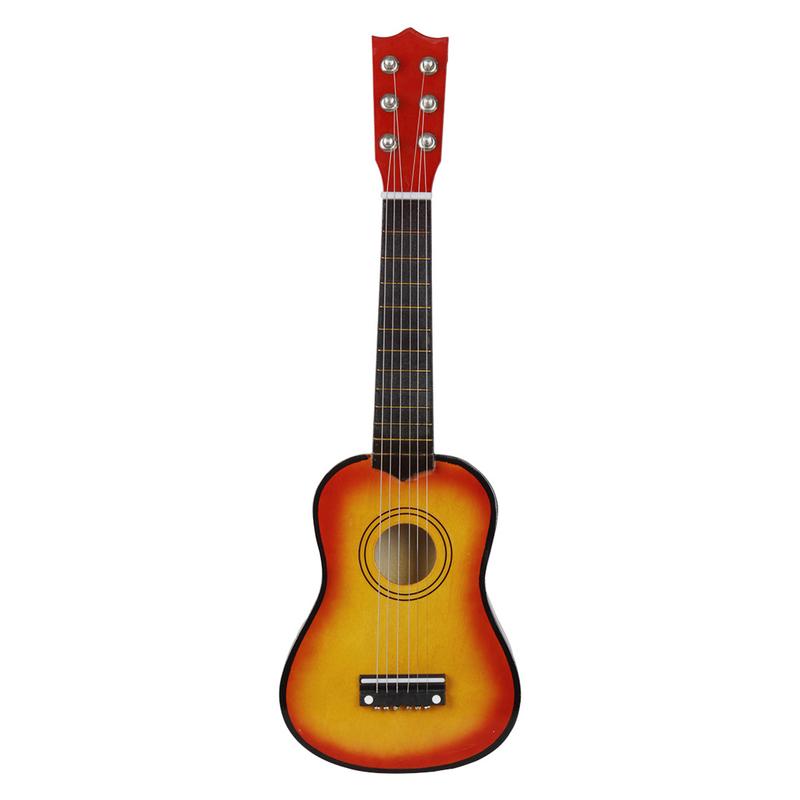 Product Introduction of Cross-border Hot-selling Colorful Basswood 21inch Small Guitars Children's Toys Playable Wooden Guitars Wholesale Starting from 20pcs Guitar 16