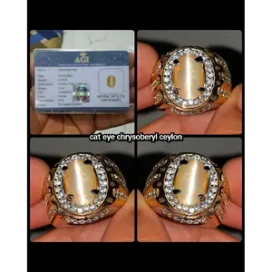 CAT EYE SRILANKA CEYLON ASLI CHRYSIBERYL YA