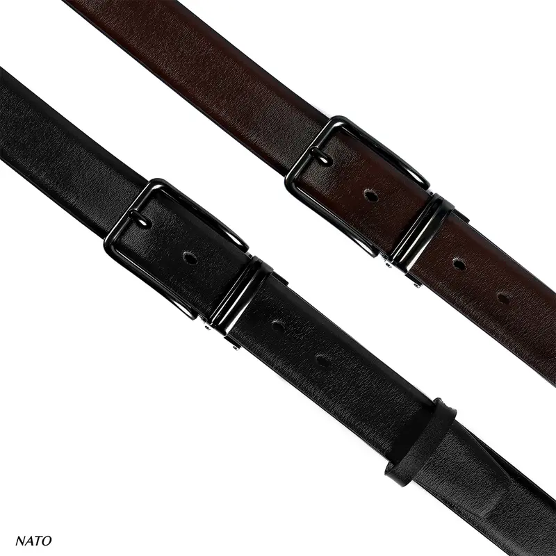 Thắt Lưng Nam MERCURY Khóa Lỗ Kim Da Bò Thật Cao Cấp Bền Đẹp Sang Trọng Công Sở Thời Trang Đi Làm Học Bản Nhỏ Sinh Viên NATO 7