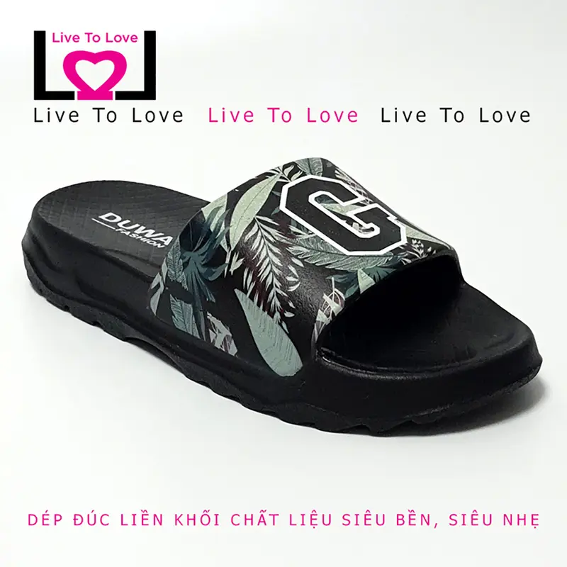 Dép Nam, Nữ Đúc Liền Khối Siêu Nhẹ DUWA LT2263 - Hàng Chính Hãng - Slipper, Dép Đế Bằng Quai Ngang Dép Lê 7
