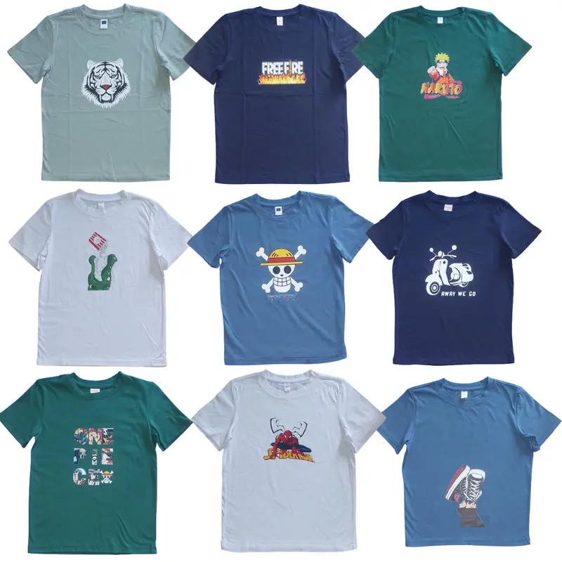 paket murah 3 pcs kaos anak 1th-14th 1