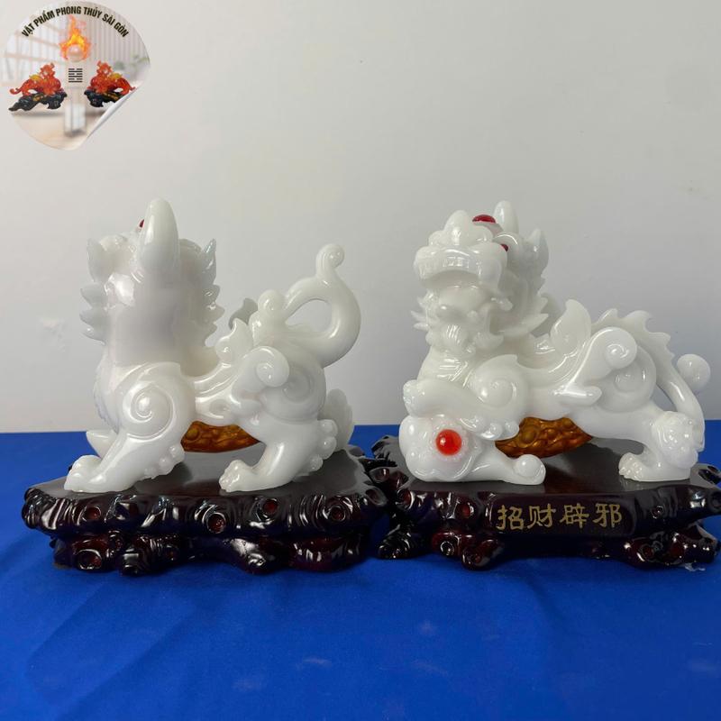 Cặp tỳ hưu 17cm ôm trứng trang trí  bàn thờ và nhà cửa Decor Decor Phòng Phòng Khách 6