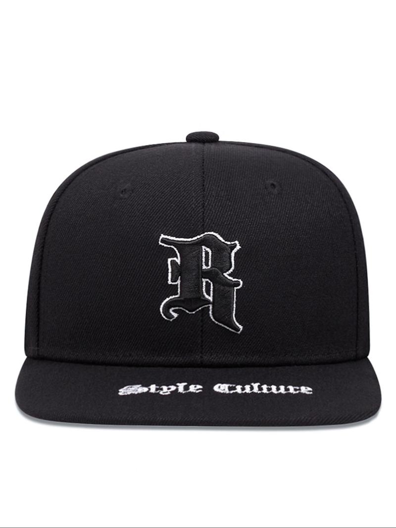 Product Introduction of Letter Embroidered Baseball Cap, Casual Street Style Snapback Hat for Men & Women, Fashion Clothes Accessories for Daily Wear 2