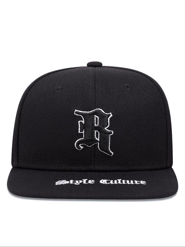 Letter Embroidered Baseball Cap, Casual Street Style Snapback Hat for Men & Women, Fashion Clothes Accessories for Daily Wear 2