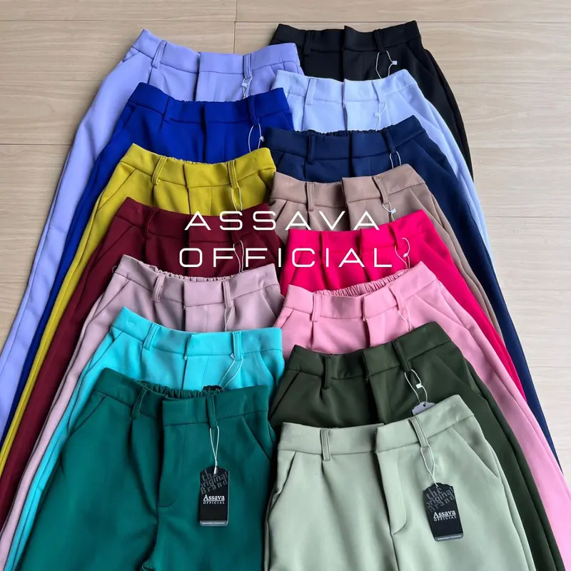 Celana Wanita Kekinian Pensil Scuba - Scuba Pants Premium Panjang Kulot 2