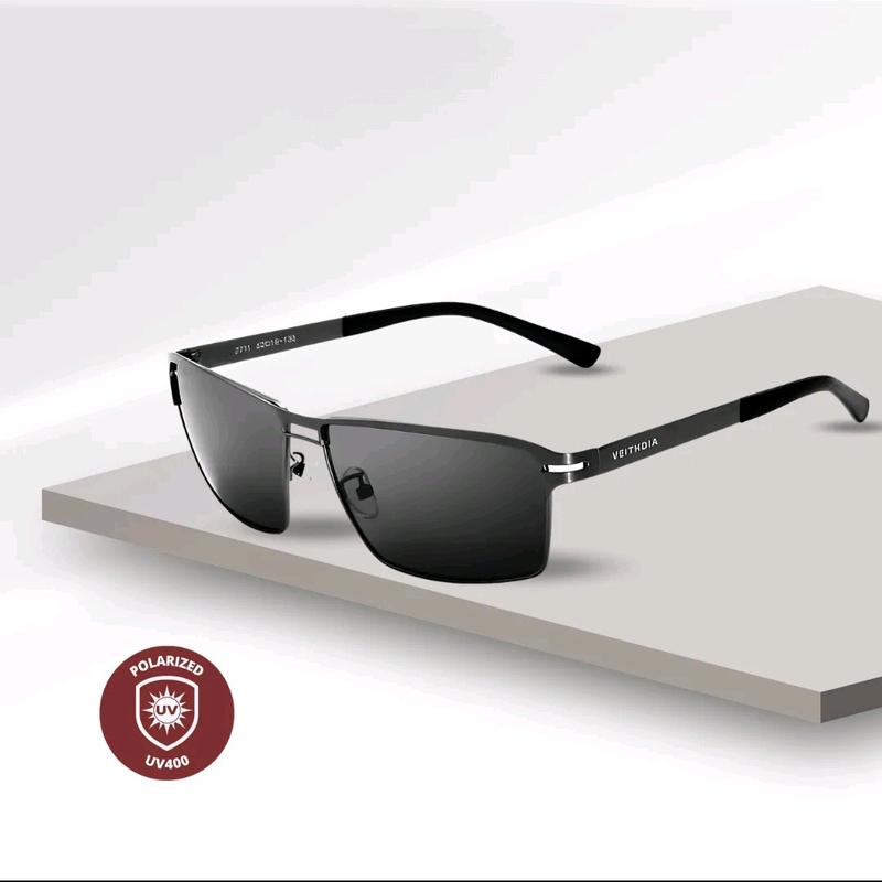 kacamata original veithdia seri 2711 polarized pria wanita terpolarized Bingkai Penuh 1