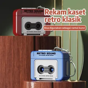 Mini Fonograf Perekam 3 Lagu Ceria - Musik Kotak Edukatif dengan Kunci Gantungan, Mainan Kreatif untuk Anak TK, Rekaman Suara, Edukasi Musik & Pengembangan Kreativitas Anak