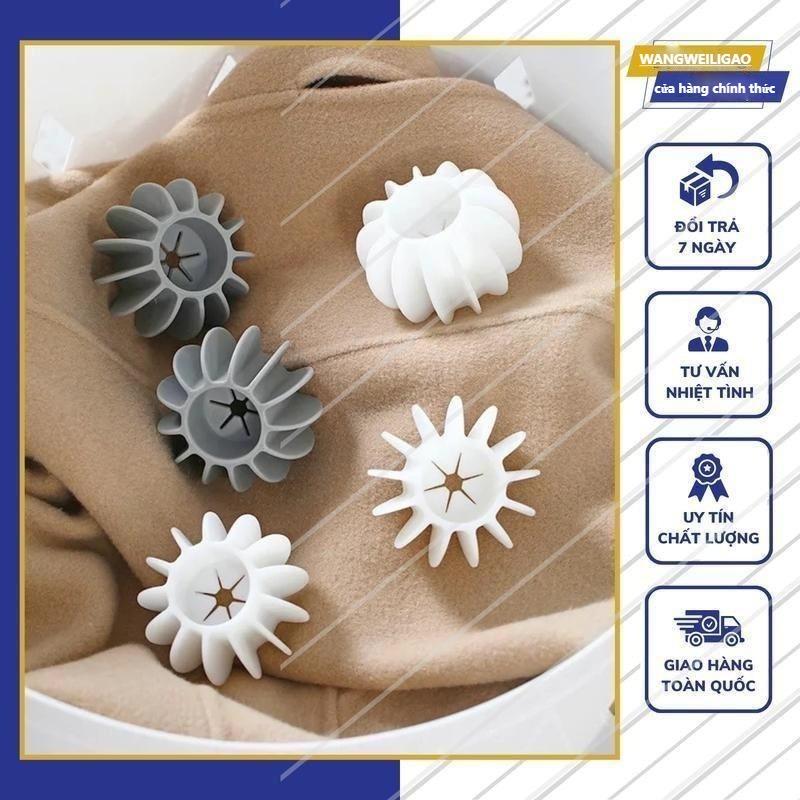 Bóng Giặt Ma Thuật Bằng Silicon,Bóng Giặt Silicon Tái Sử Dụng Ma Thuật, Dụng Cụ Làm Sạch Lông Quần Áo, Máy Giặt, Dụng Cụ Bắt Lông Mèo Giặt Xả 0