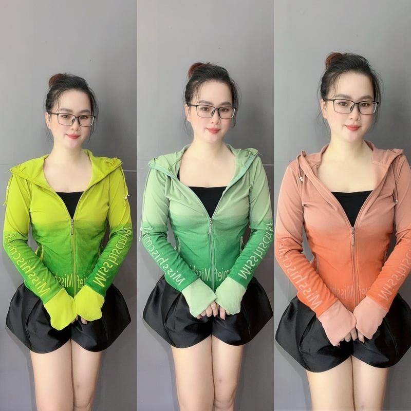 (40-90kg) ÁO KHOÁC TĂM LOANG CHỮ MISS Dáng Dài, Chất Thun Tăm Lạnh, áo khoác 4 túi Nữ Women
