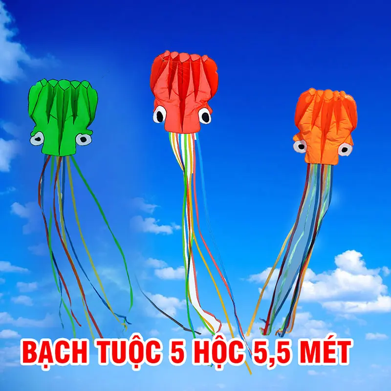 Diều khí động học bạch tuộc 5 hộc bay đầm Đồ Chơi 0