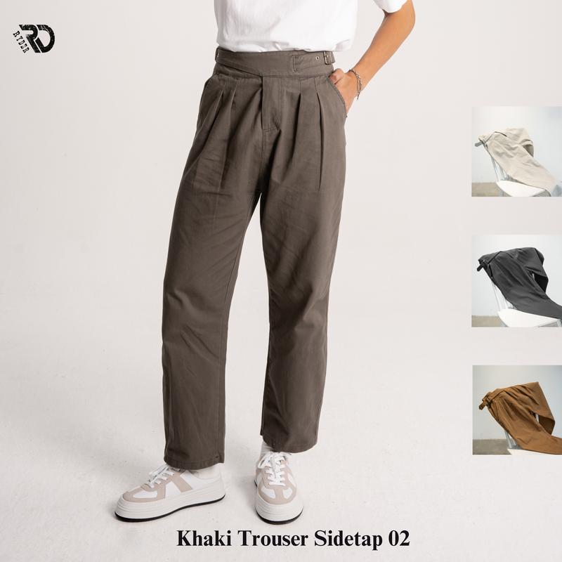 Quần dài kaki nam Khaki trouser sidetap 02 Ryder, Mềm mịn, thoáng mát, dễ phối đồ 4 màu