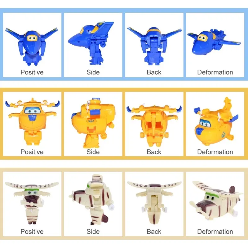 ACTION FIGURE SUPERWINGS SUPER WINGS SET ISI 12 PCS MAINAN ANAK TOPPER CAKE PAJANGAN MINIATUR HIASAN Toy 4