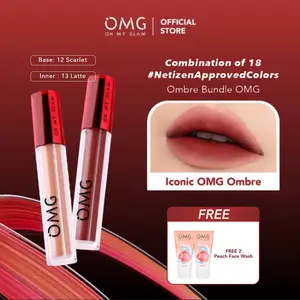 [BEST SELLER] OMG OH MY GLAM MatteLast Lip Cream Bold Coffee Ombre