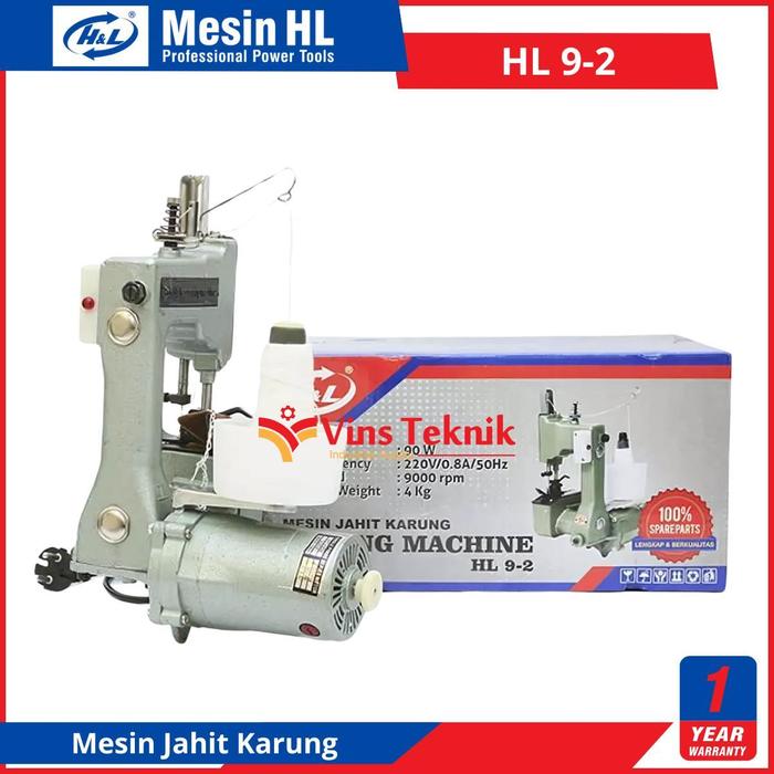 Gambar H&L HL9-2  Mesin Jahit Karung HL 9-2 dari Vins Teknik Bekasi Kota Bekasi Tokopedia