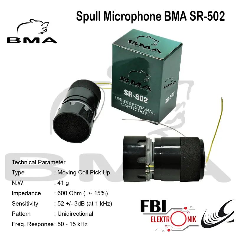 Spul Mic BMA  / Spool Microphone BMA / Cartridge / Spull / Spoel Mic Beta 58 coil 2