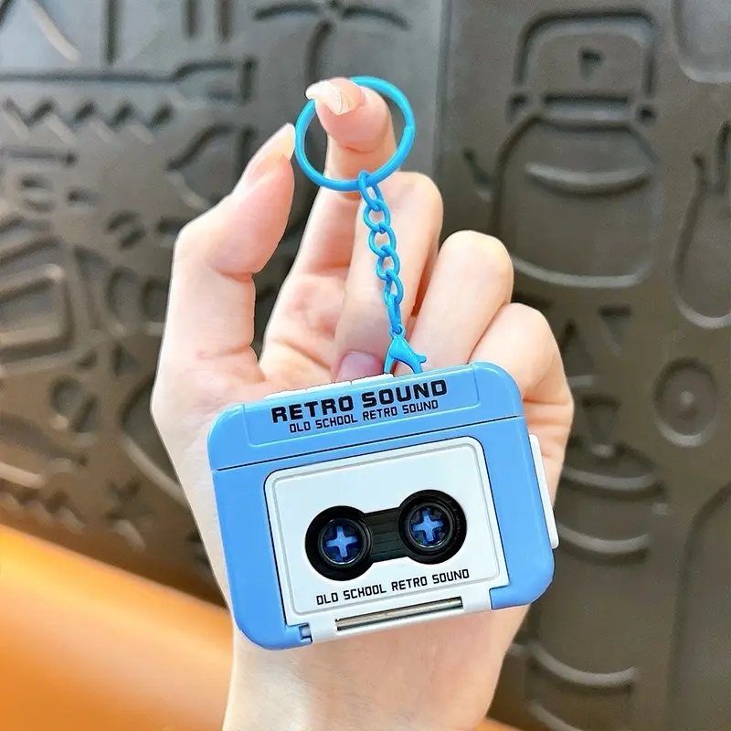 ( Mua 2 tặng 1 ) Móc Khoá Ghi Âm Retro Cổ Điển , Ghi Âm Giọng Nói và Nhạc , Quà Tặng Độc Đáo Cho Bạn Bè , Ghi Âm Lâu Màu Sắc Đẹp , Đồ Chơi Móc Chìa Khoá , Kèm Quà Tặng 3