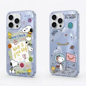 Snoopy Casing hp untuk POCO C85 C75 4G M7 C65 M6 C61 4G C55 X7 X6 M6 PRO M6 PRO 4G M6 4G X5 PRO 5G X5 M5S X3 NFC PRO M3 PRO M3 M2 PRO silikon phone case terbaru aesthetic softcase lucu estetik mewah premium shockproof transparan cover