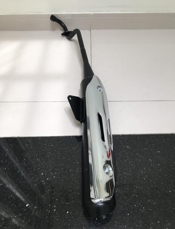 PÔ ỐNG XẢ XE WAVE S 110 LOẠI TỐT LÊN ZIN THEO XE KHÔNG CHẾ CHÁO