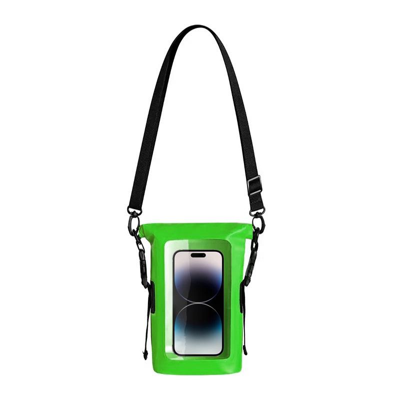 Product Introduction of Outdoor mobile phone water-proof shoulder bag waterproof Drybag seaside beach swimming drifting 2L crossbody bag fashion PVC waterproof bag bag 22