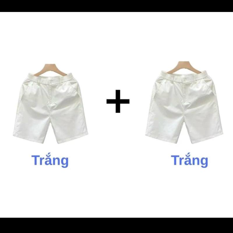 ( COMBO 2 ) Quần Short Nam Kaki From Trên Gối Cạp Khuy Phong Cách Hàn Quốc Thoải Mái Thoáng Mát 5