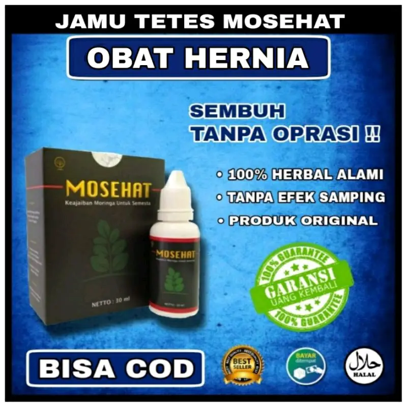 Obat Herbal Mosehat untuk Mengatasi Hernia Turun Berok pada Anak dan Dewasa