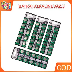 Batrai Kancing Alkaline SNI LR44 AG13 357A CX44 Battrey SNI