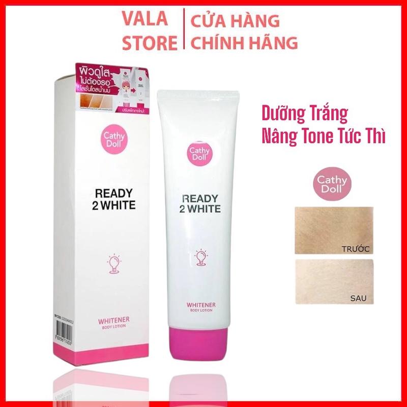 [Hàng Cty] Sữa Dưỡng Thể Trắng Da body Cathy Doll Ready 2 White Whitener Body Lotion 150ml