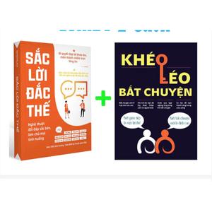 Sách - Combo 2 Cuốn: Sắc Lời Đắc Thế + Khéo Léo Bắt Chuyện (Sách Kỹ Năng Giao Tiếp)